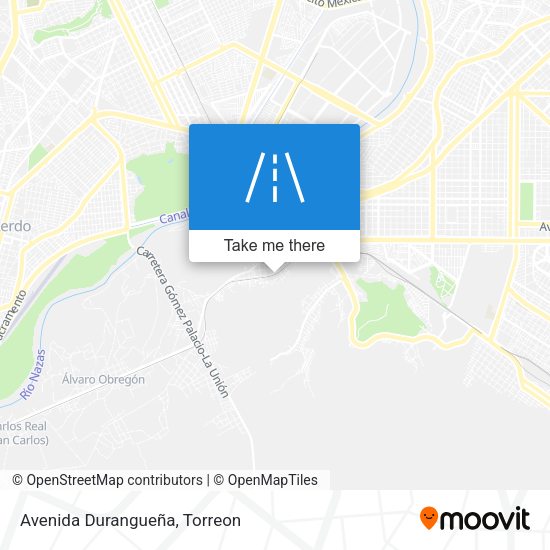 Mapa de Avenida Durangueña