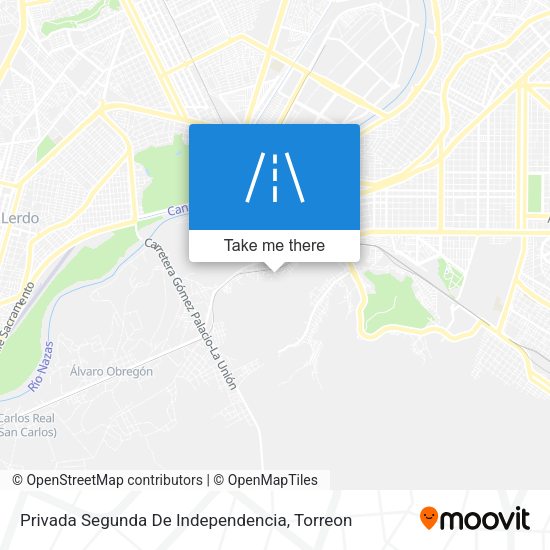 Mapa de Privada Segunda De Independencia