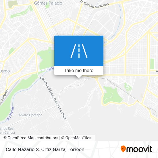 Calle Nazario S. Ortiz Garza map