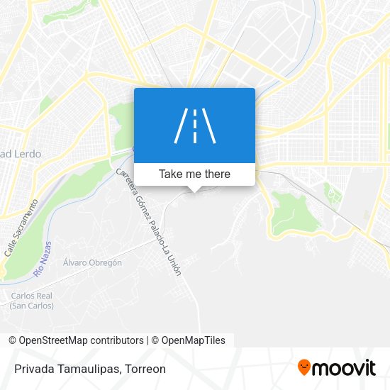 Mapa de Privada Tamaulipas