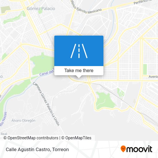 Calle Agustín Castro map