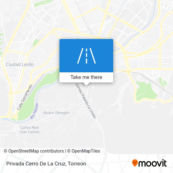 Mapa de Privada Cerro De La Cruz