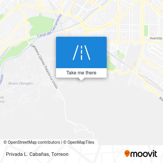 Privada L. Cabañas map