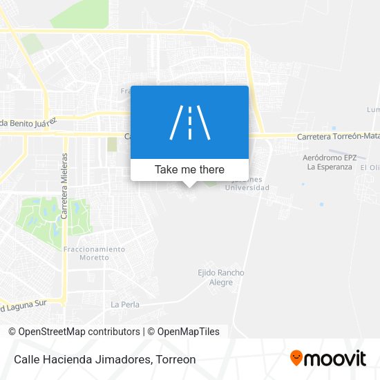 Mapa de Calle Hacienda Jimadores