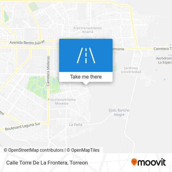 Calle Torre De La Frontera map