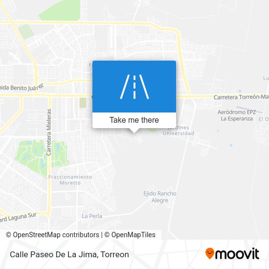Calle Paseo De La Jima map