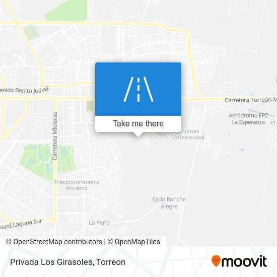 Privada Los Girasoles map