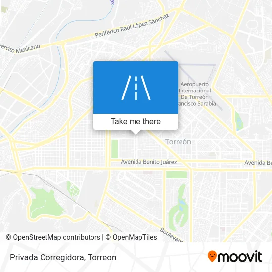 Privada Corregidora map