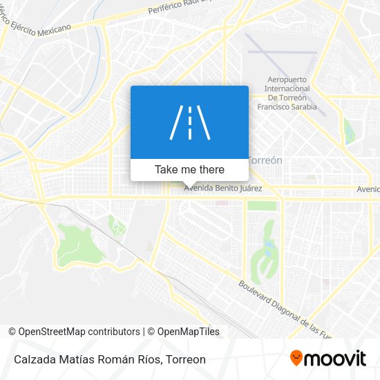 Mapa de Calzada Matías Román Ríos