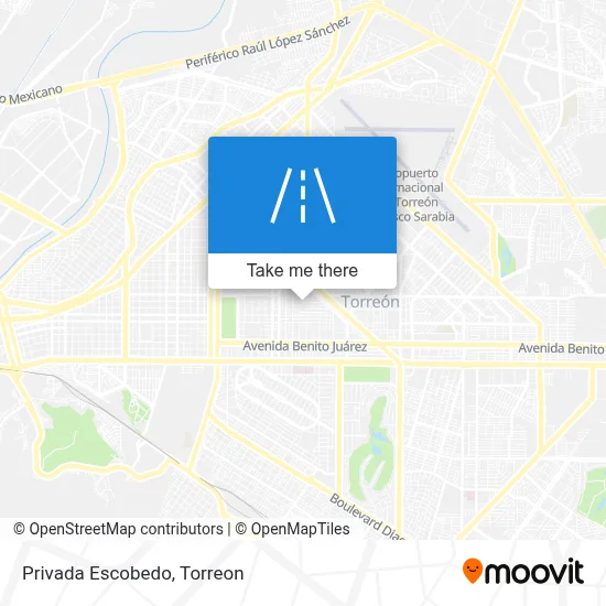 Privada Escobedo map