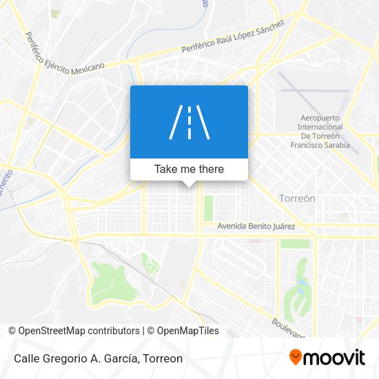 Mapa de Calle Gregorio A. García