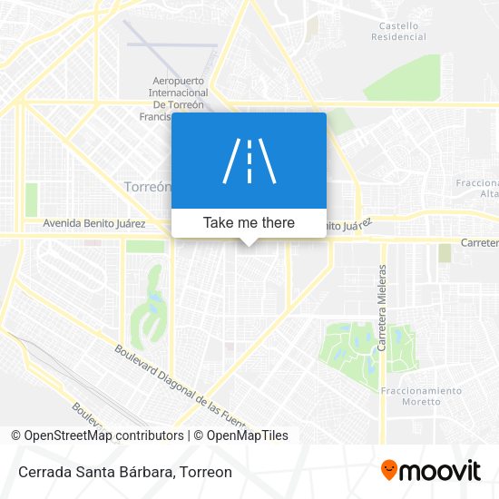Cerrada Santa Bárbara map
