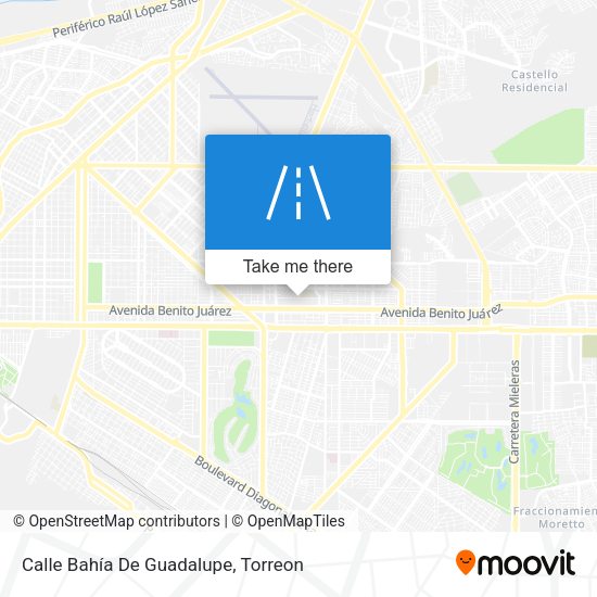 Calle Bahía De Guadalupe map