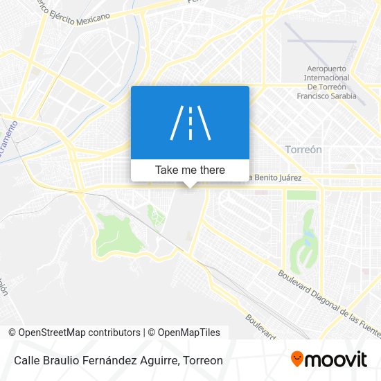 Calle Braulio Fernández Aguirre map
