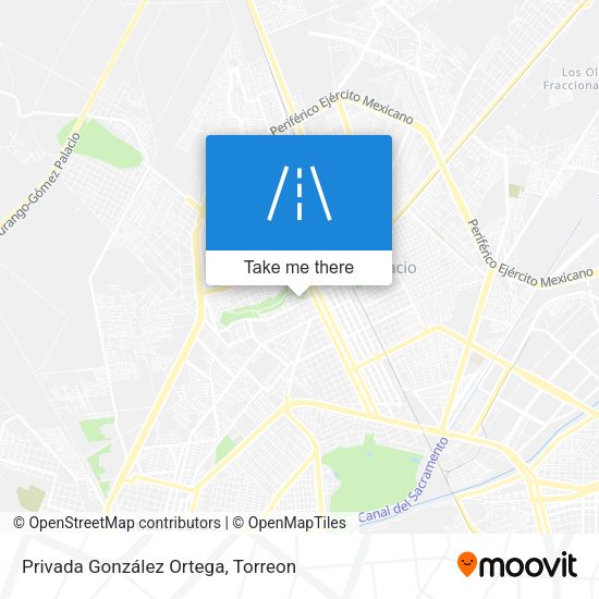 Privada González Ortega map