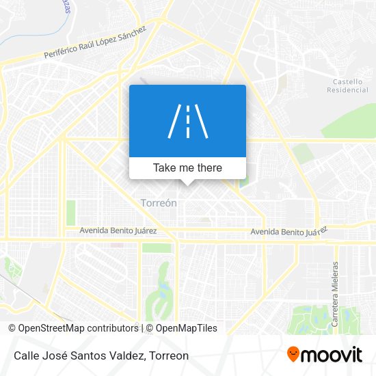 Calle José Santos Valdez map