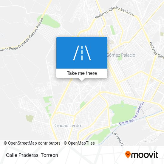 Mapa de Calle Praderas