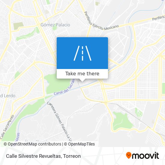 Calle Silvestre Revueltas map