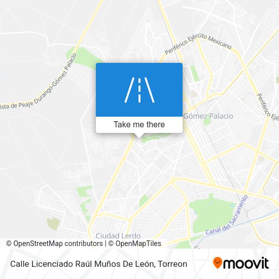 Calle Licenciado Raúl Muños De León map