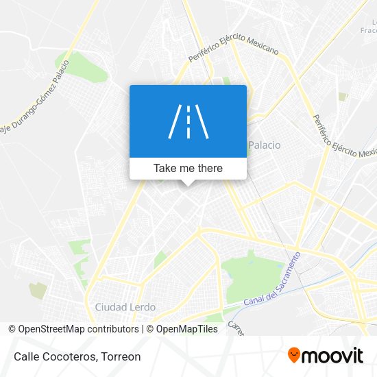 Mapa de Calle Cocoteros