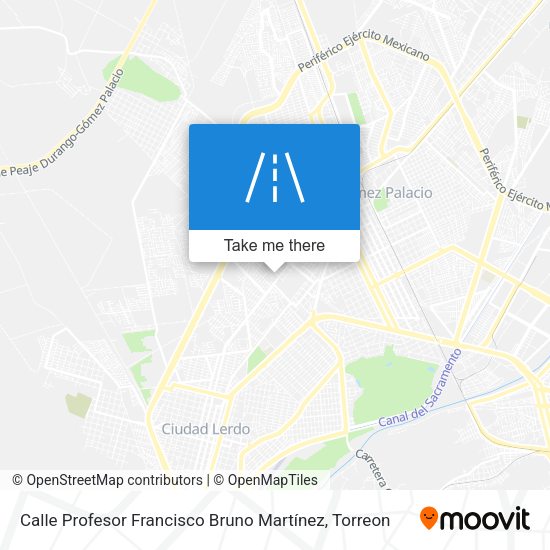 Mapa de Calle Profesor Francisco Bruno Martínez