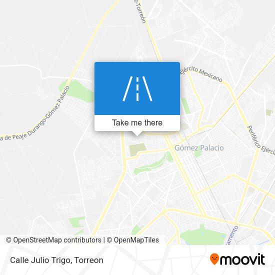 Mapa de Calle Julio Trigo