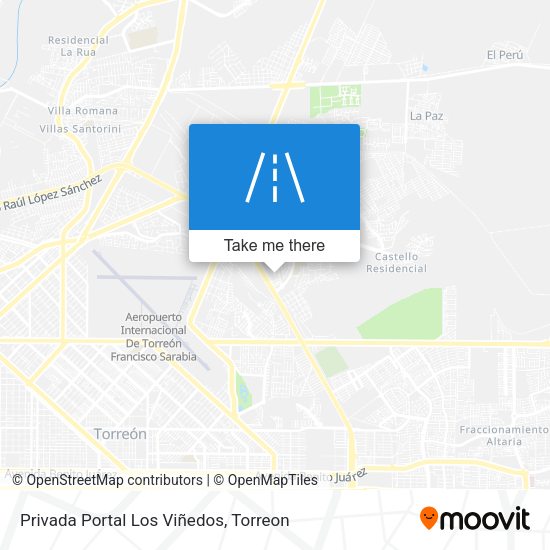 Privada Portal Los Viñedos map