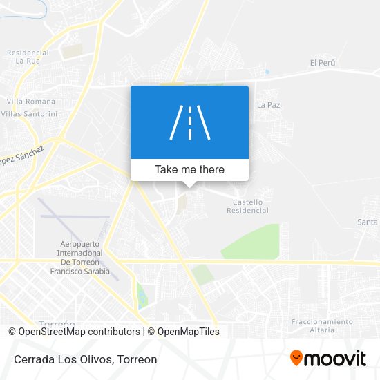 Mapa de Cerrada Los Olivos