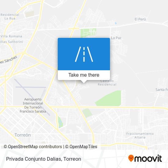 Privada Conjunto Dalias map