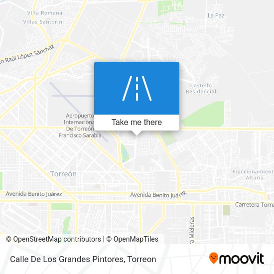 Calle De Los Grandes Pintores map