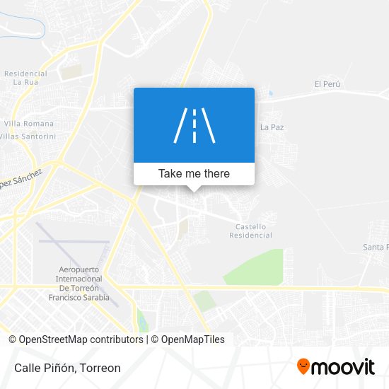 Mapa de Calle Piñón