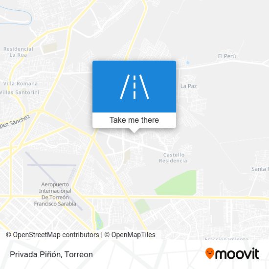 Privada Piñón map