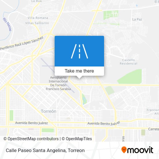 Calle Paseo Santa Angelina map