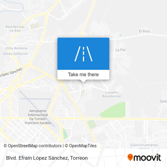 Mapa de Blvd. Efraín López Sánchez