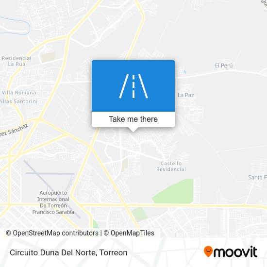Mapa de Circuito Duna Del Norte