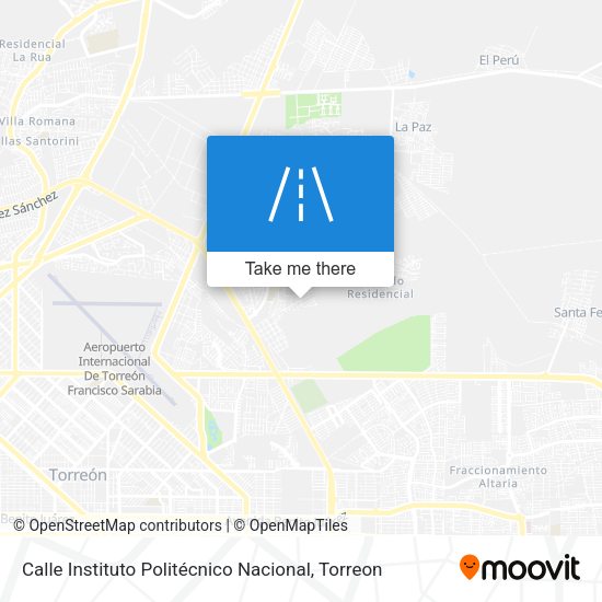 Calle Instituto Politécnico Nacional map