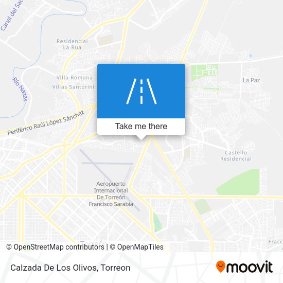 Mapa de Calzada De Los Olivos