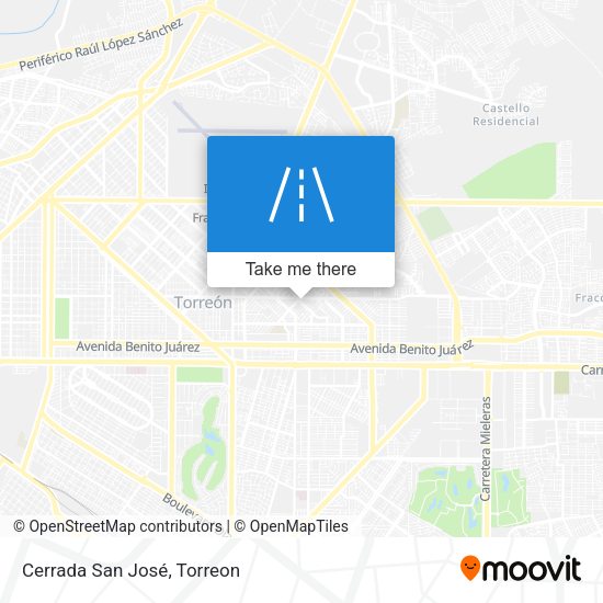 Cerrada San José map