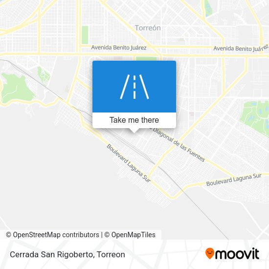 Cerrada San Rigoberto map