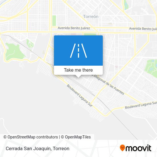 Cerrada San Joaquín map