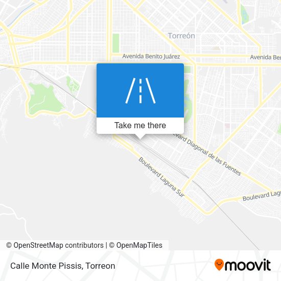 Mapa de Calle Monte Pissis