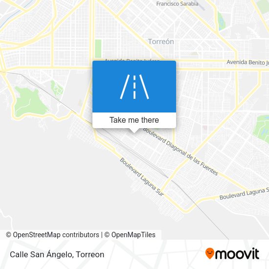 Mapa de Calle San Ángelo