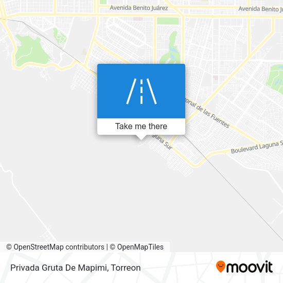 Mapa de Privada Gruta De Mapimi