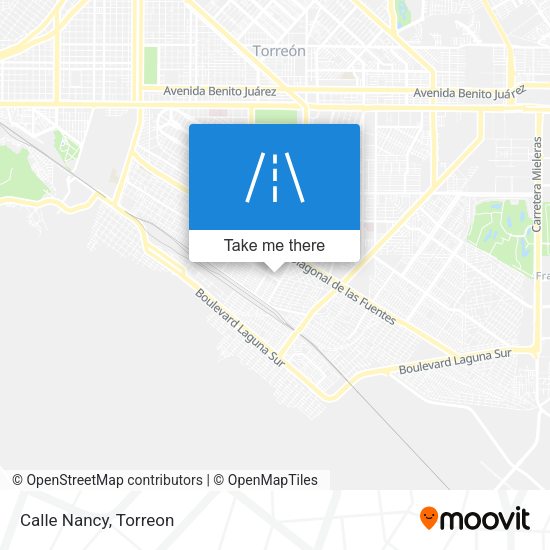 Mapa de Calle Nancy