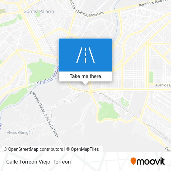 Mapa de Calle Torreón Viejo