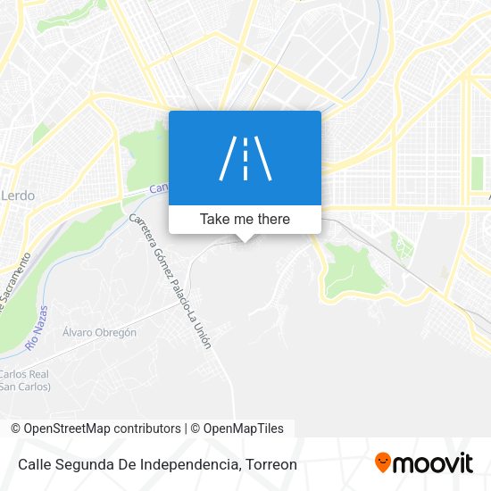 Calle Segunda De Independencia map