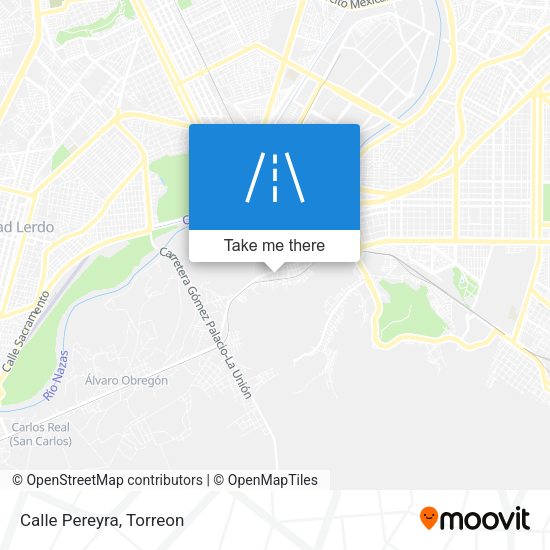 Mapa de Calle Pereyra