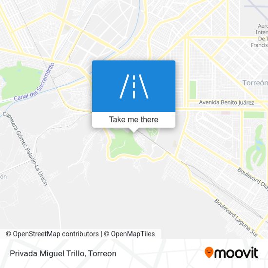 Privada Miguel Trillo map