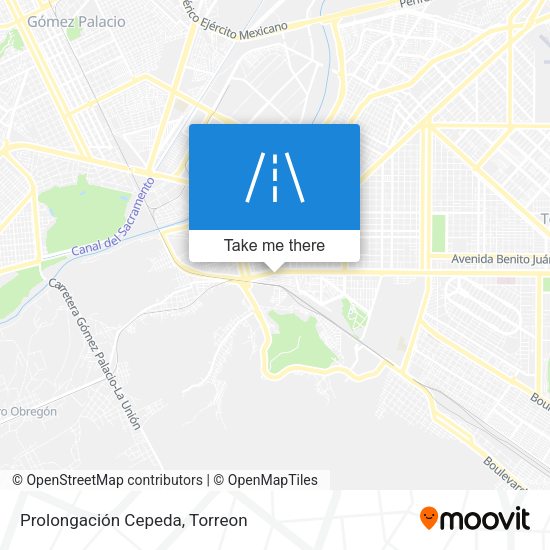 Mapa de Prolongación Cepeda