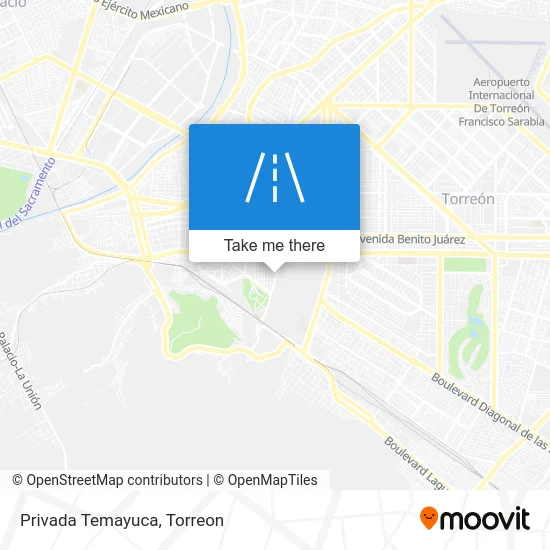 Privada Temayuca map